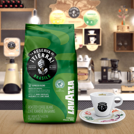 Lavazza Tierra Brasile Premium Blend Coffee Beans 1kg - UK BUSINESS SUPPLIES