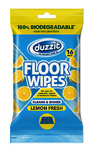 Biod Floor Wipes Lemon 16Pk