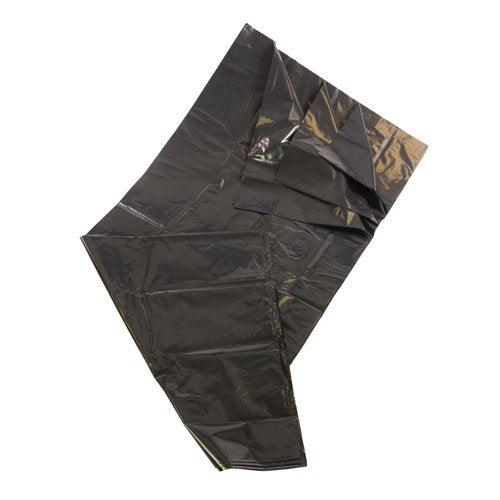 5 Star Medium Duty Wheelie Bin Liners 380 Litre Capacity Black (Pack of 100) 124639