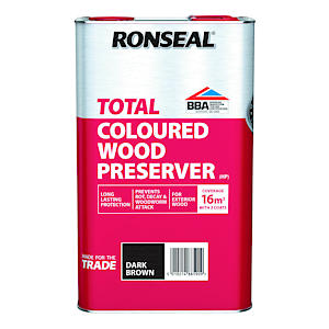 RS TOTAL WOOD PRES DK BROWN 5L