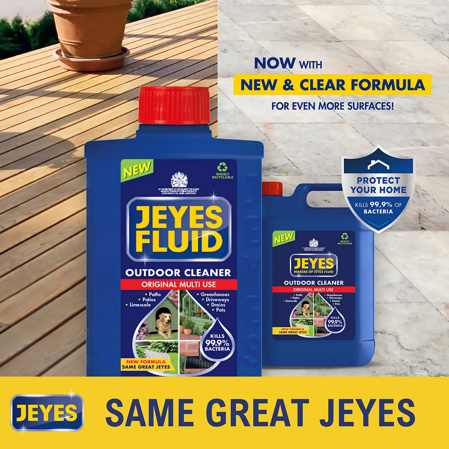 Jeyes Fluid Outdoor Disinfectant 5 Litre {New Pack}