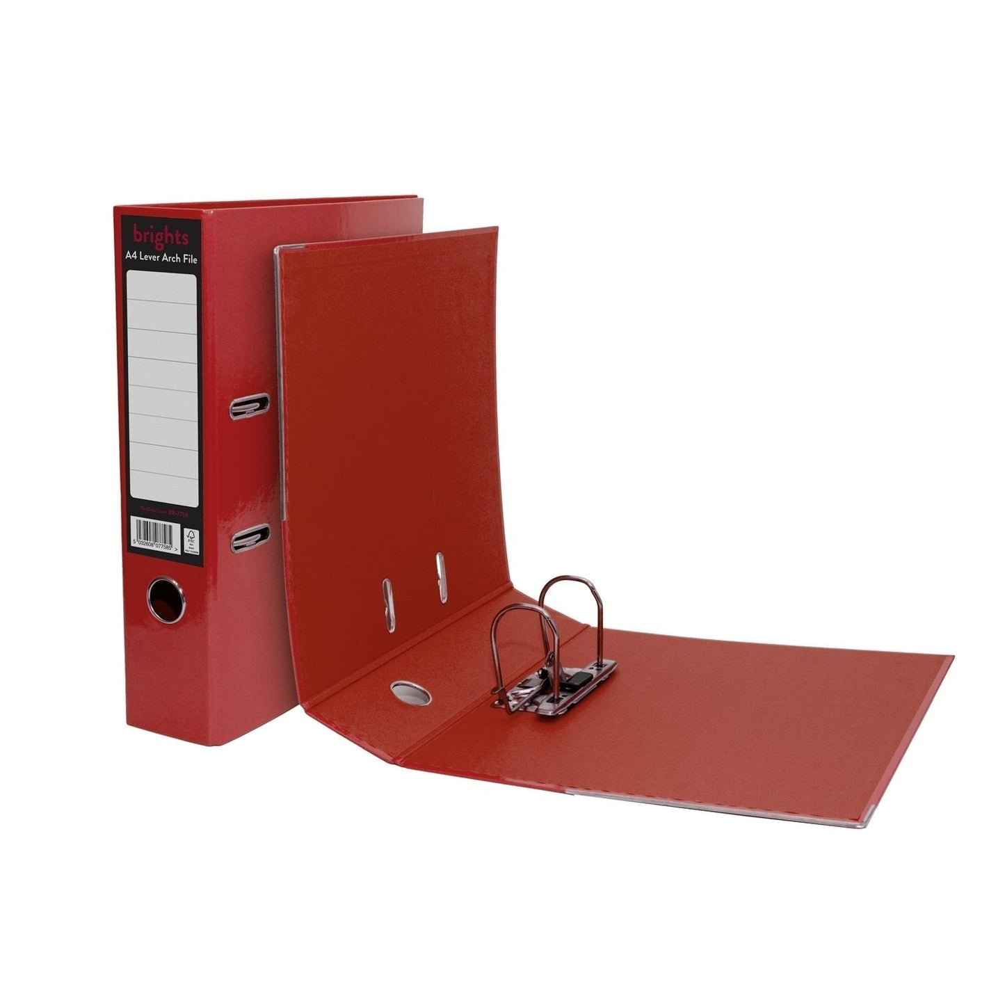 Pukka Pads A4 Red Brights Lever Arch File (BR-7758)
