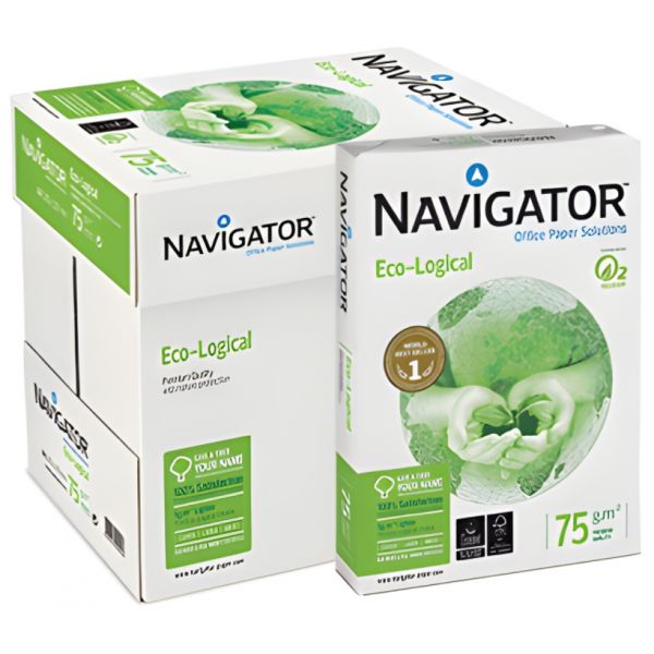 Navigator Eco-Logical Paper A4 75gsm White Ream {500 Sheets}