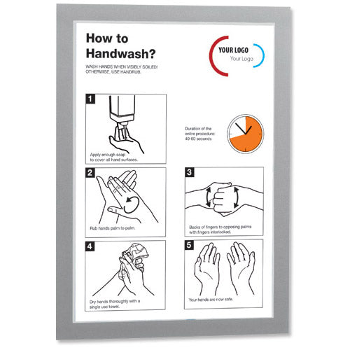 Durable Magaframe A4 Silver Pack 2 Code 4872/23