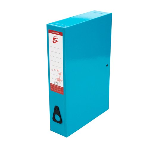 5 Star Classic Box File Blue (Pack of 10) 317400