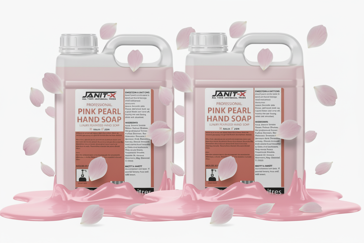 Janit-X Professional Luxury Pink Pearlised Hand Soap 5L Refill Bottle