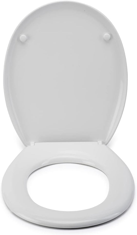 Croydex Canada Anti Bacterial Toilet Seat, White, 36 x 42.5cm
