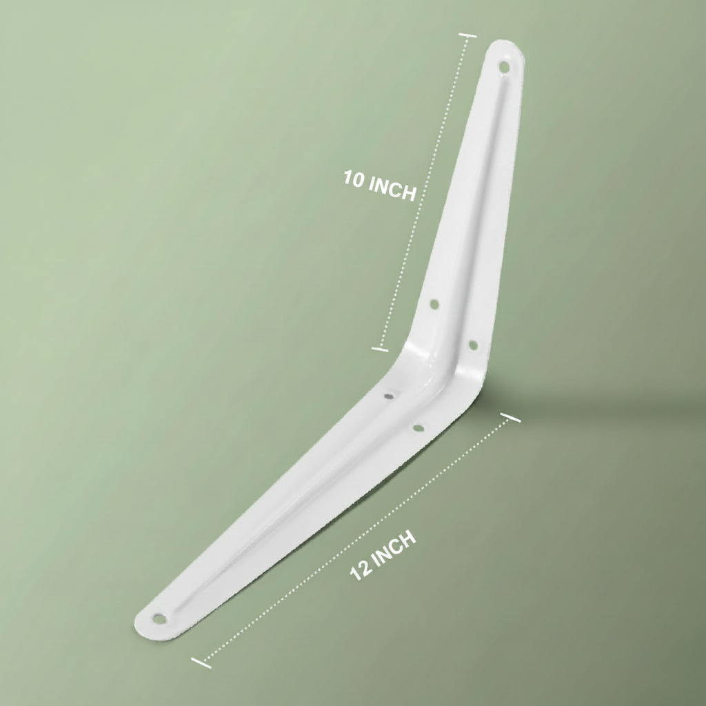 Fixtures London Shelf Brackets | 10 Pack | White | All Sizes