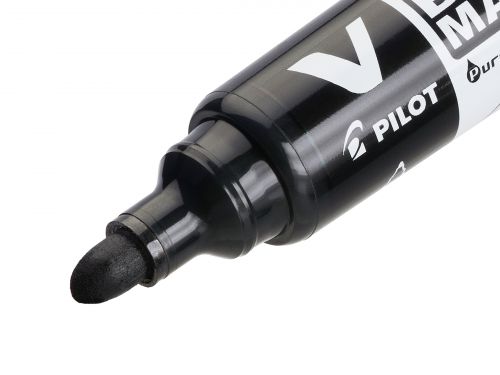 Pilot V-Board Master Bullet Tip Medium Black (Pack of 10) 4902505355769