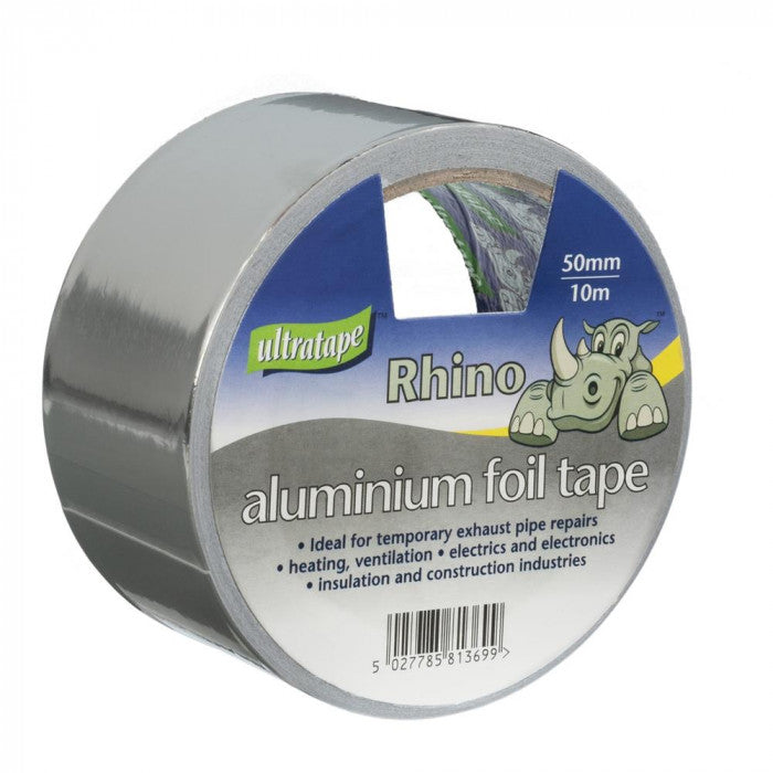 Rhino Aluminium Foil Tape Foil Tape 50mm x 10m