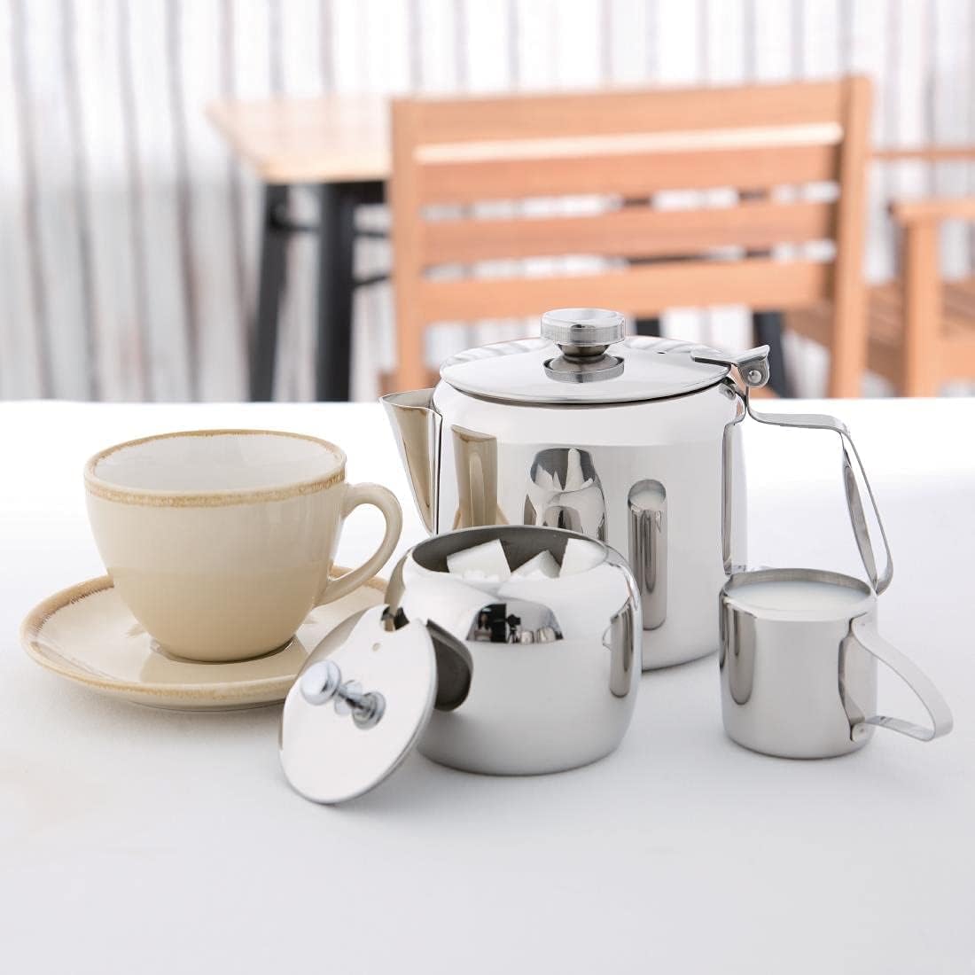 Fixtures Value Stainless Steel Teapot 32oz / 1 Litre