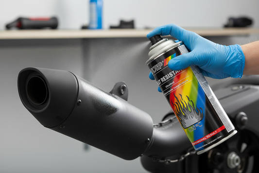 Motip M04031 Heat Resistant Lacquer-Black | Black | 1 x 400 ml
