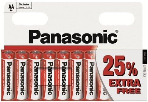 Panasonic AA Zinc Batteries Pack 1 x 50's