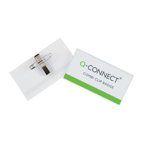 Q-Connect Combination Badge 54x90mm (Pack of 50) KF01567