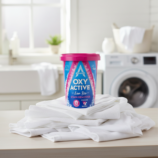 Astonish Oxy Active Non-Bio Stain Remover 625g, 28 Washes