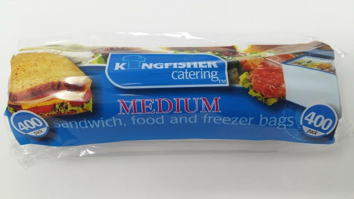 KKingfisher Medium Sandwich Food Freezer Bags, Pack of 400
