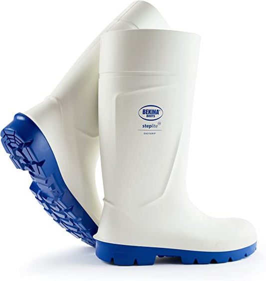 Bekina Easygrip Full Safety Boot White {All Sizes} - UK BUSINESS SUPPLIES
