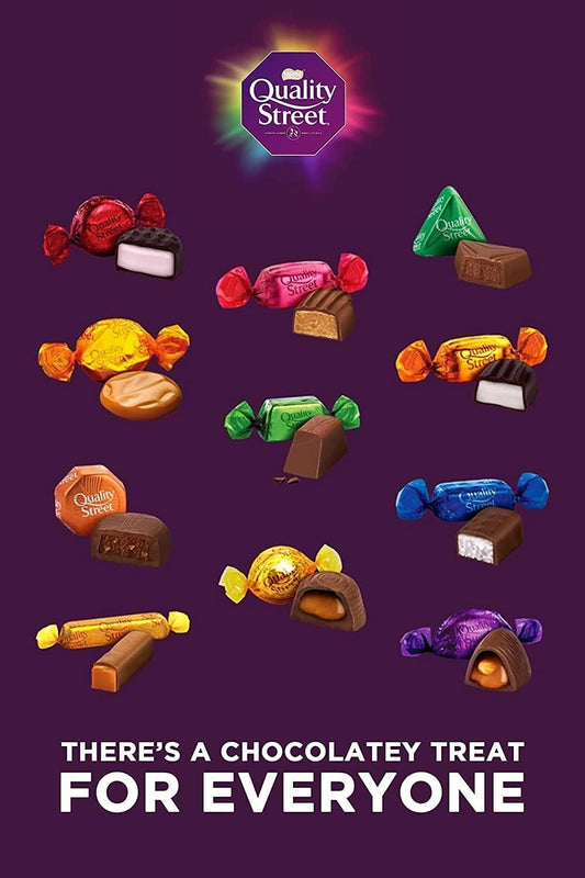 Quality Street Assorted Milk Chocolate Sweets, 550g, New 2025