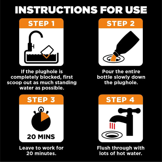Buster Plughole Unblocker Kitchen 200g - UK BUSINESS SUPPLIES