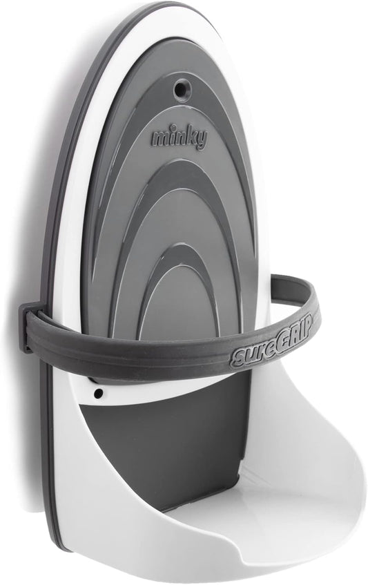 Minky Sure Grip Iron Holder With Strong And Secure Strip, Grey, One Size