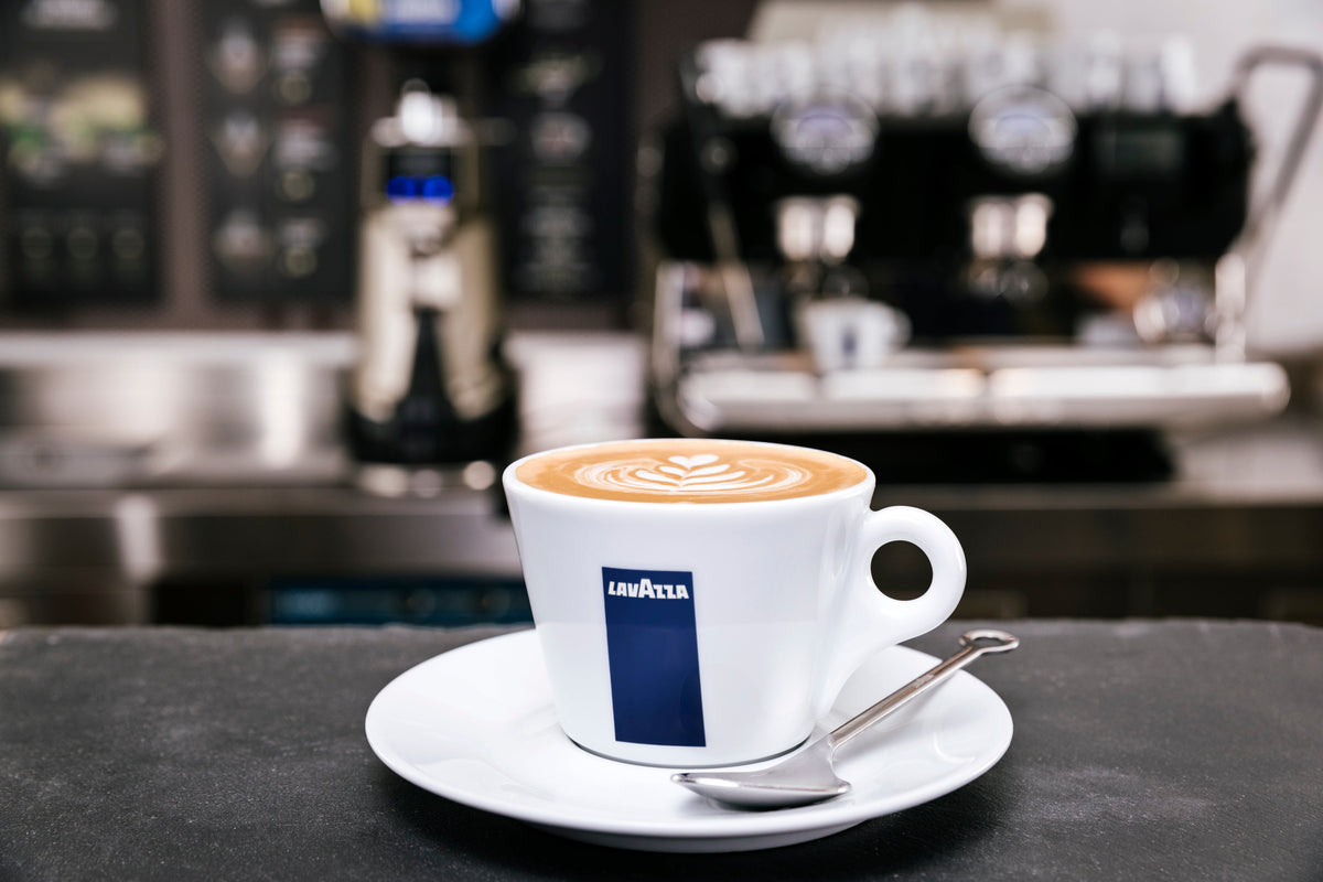 Lavazza Branded Cappuccino Cup & Saucer Set - UK BUSINESS SUPPLIES