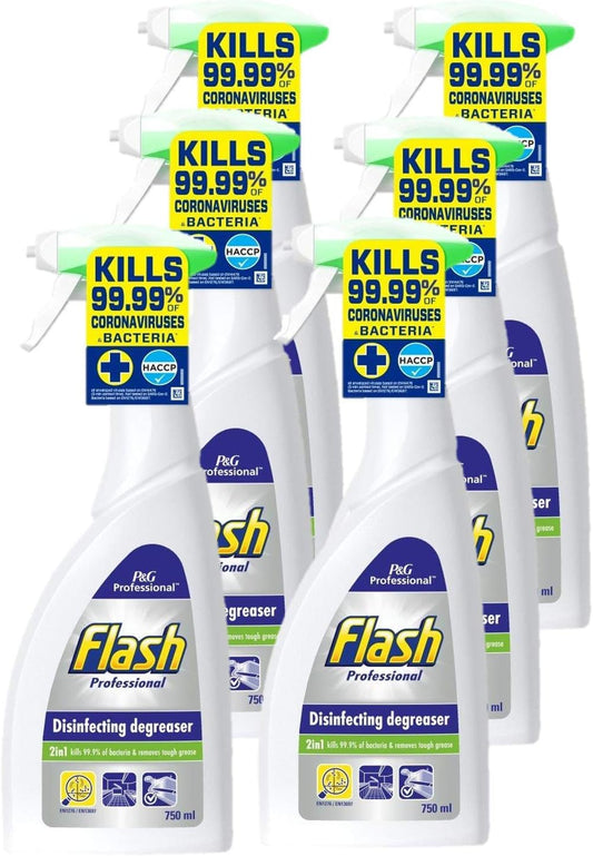 Flash Professional Disinfecting Degreaser Spray 750ml