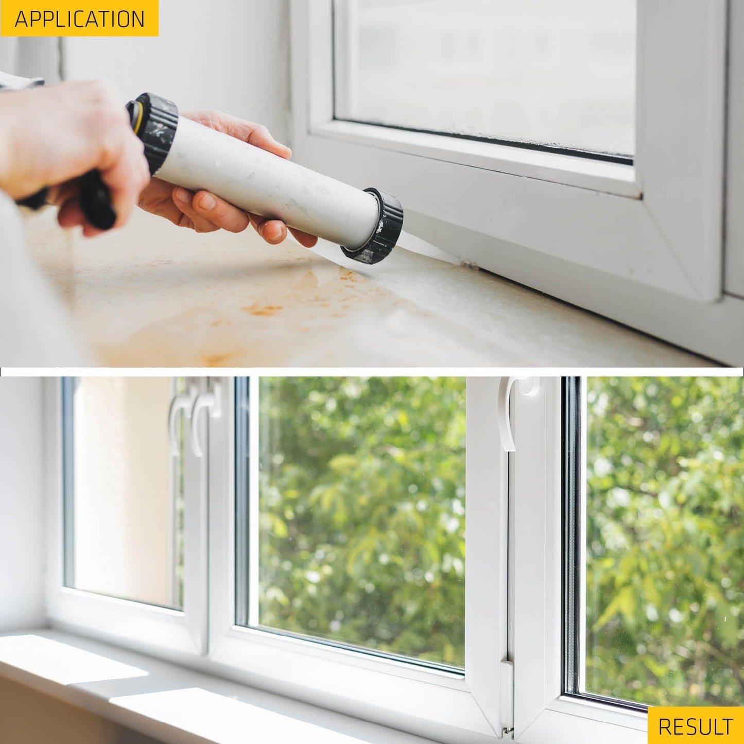 Everbuild External Frame Sealant | Mould-Resistant | White | 290ml Cartridge