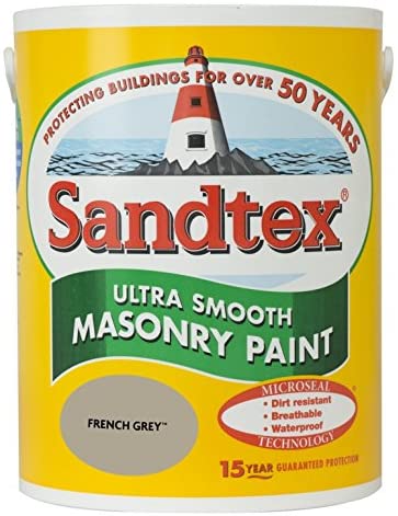 Sandtex Retail Ultra Smooth Masonry French Grey 5L