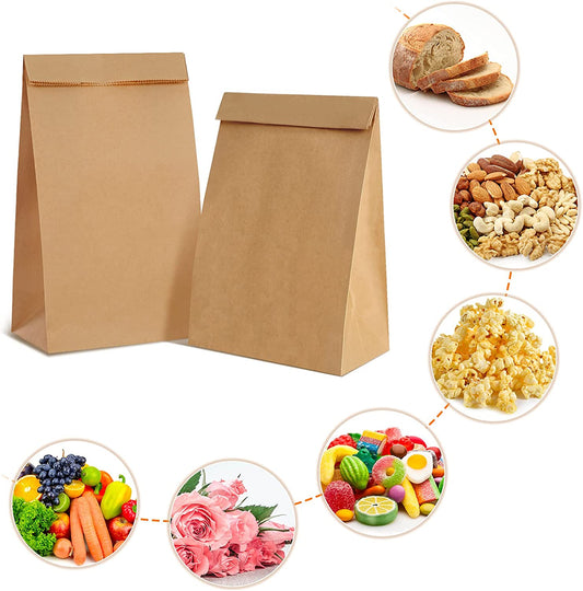 ECO Friendly Paper Sandwich & Snack Bags by TOASTABAGS Grease Proof Paper Bags x 25
