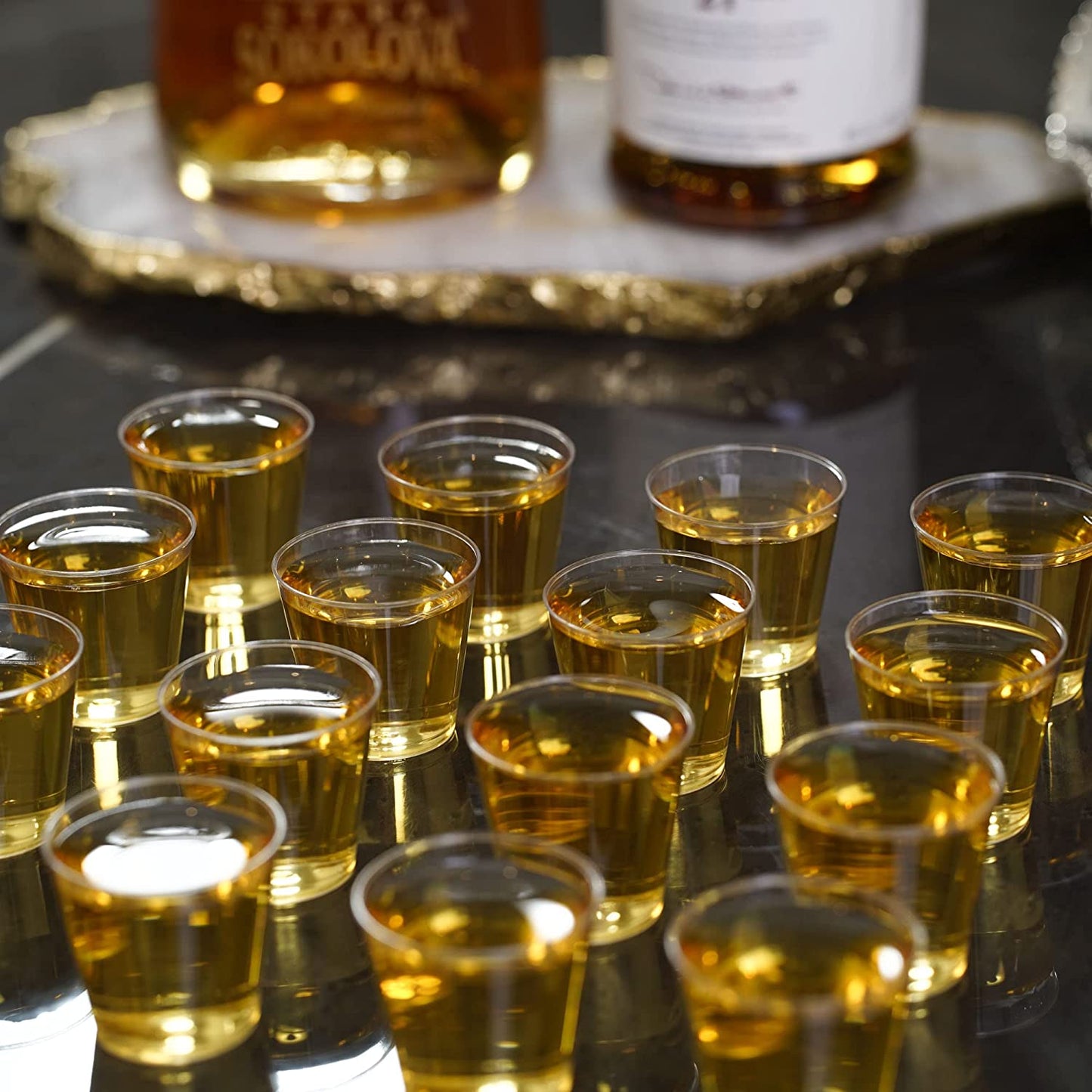 Belgravia 30ml/1oz Plastic Shot Glasses (Pack of 100) - UK BUSINESS SUPPLIES