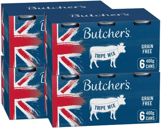 Butcher's Grain Free Tripe Mix in Jelly Wet Dog Food 12 x 400g