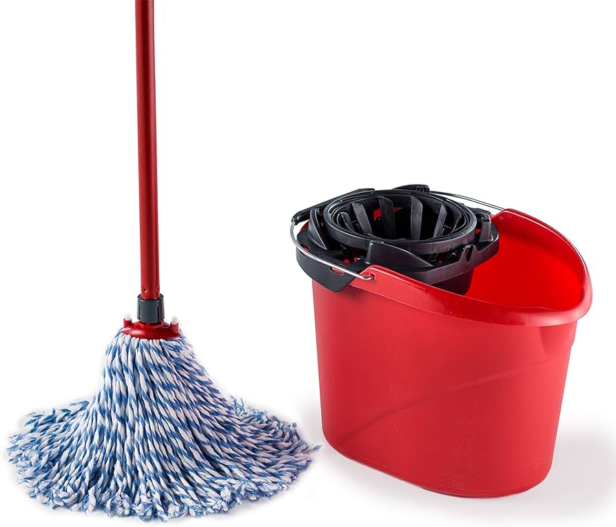 Vileda Supermocio Microfibre & Cotton Mop Pole