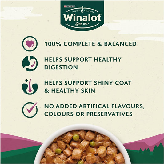 Winalot Perfect Portions Mega Pack in Gravy 40 x 100g