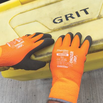 Wonder Grip Thermo+ Double Latex Coated Gloves {All sizes}