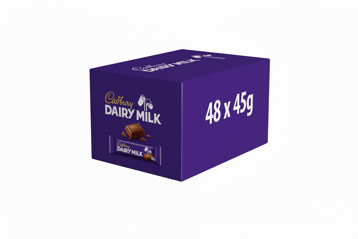 Cadbury Dairy Milk Pack 48 x 45g Bars {Full Case}