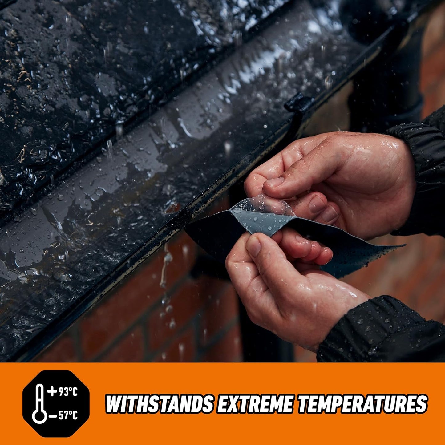 Gorilla Waterproof Patch & Seal Tape Black 3M