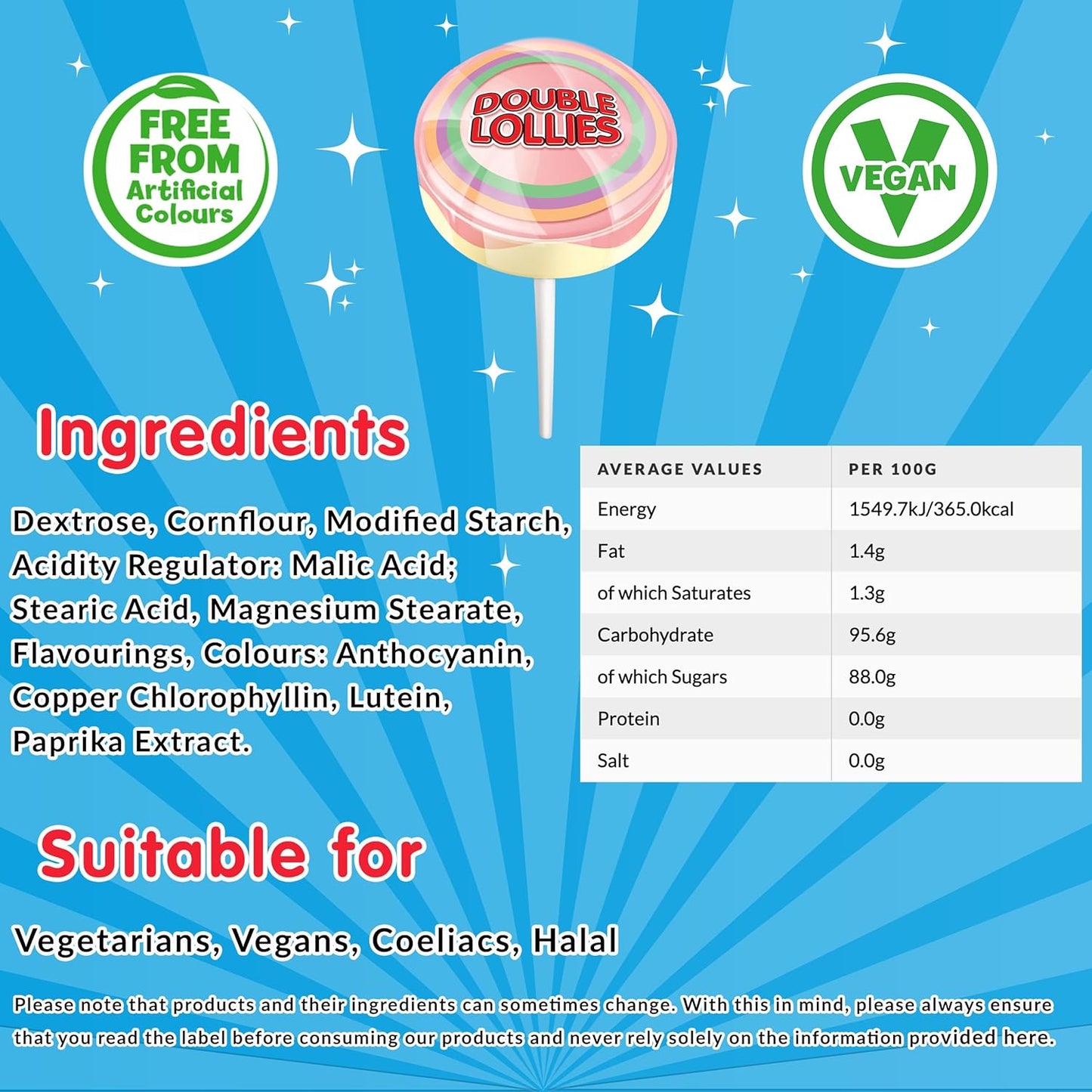 Swizzels Double Lollies Dispenser Box x 100's