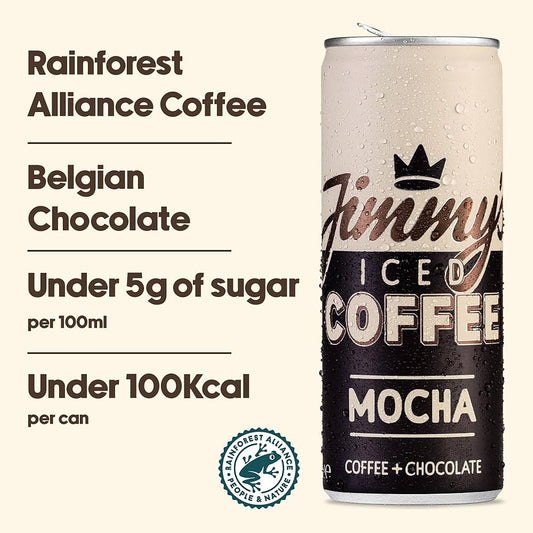 Jimmys Iced Coffee Mocha Cans 12 x 250ml