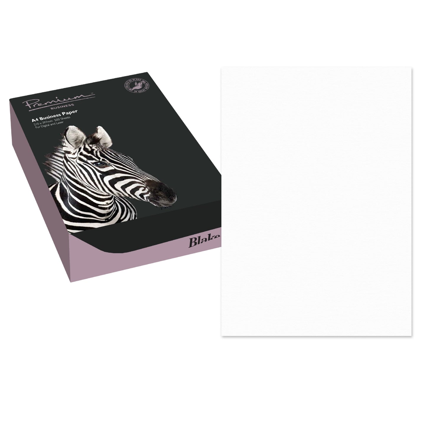 Blake Premium Business Paper A4 120gsm Diamond White Laid (Pack 500) - 91677