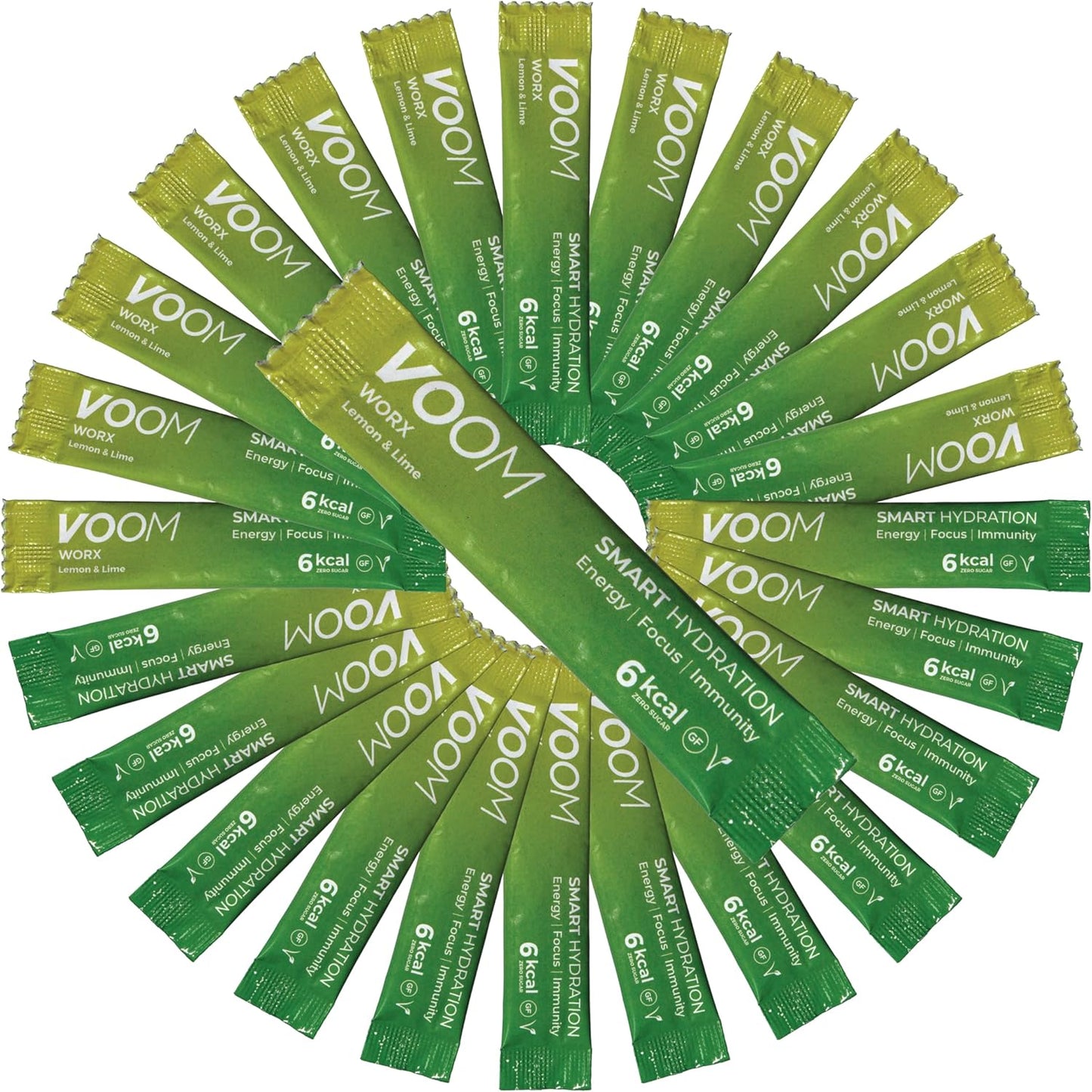 Voom Worx Lemon And Lime Refill Box White Pack 100's