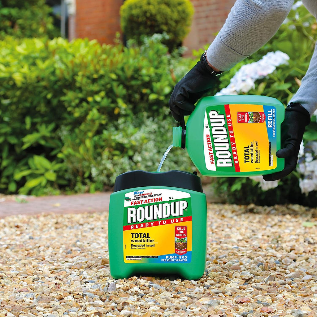 Roundup Fast Action TOTAL Weedkiller RTU 3 Litre Dispenser