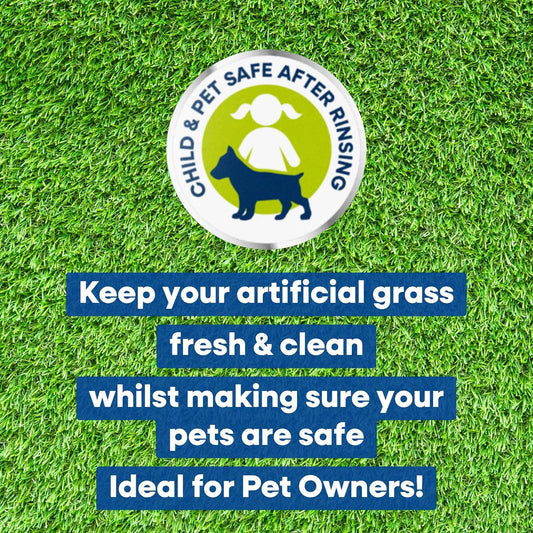 Monty Miracle Artificial Grass Cleaner | Pet Safe | Ready to Use | 1 x 1 Litre Tub