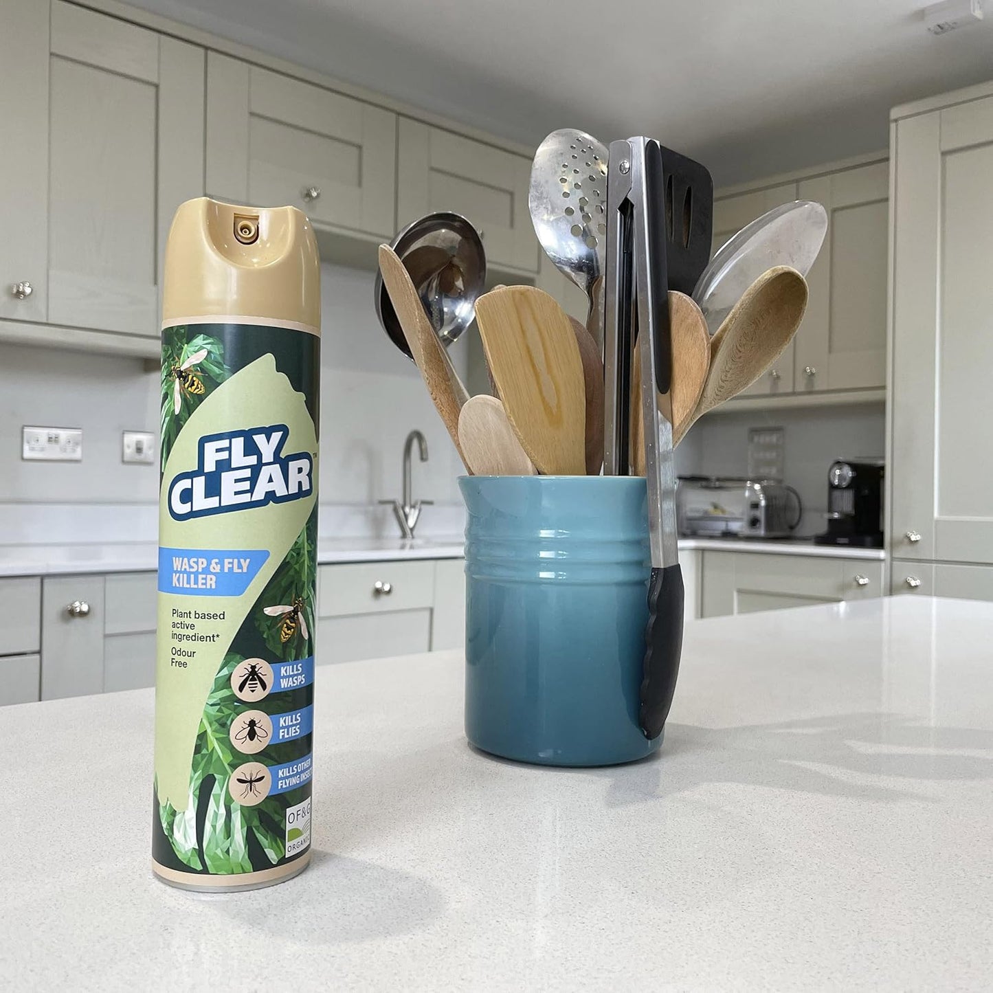 Fly Clear Wasp & Fly Killer | Plant Based | an Evergreen product | 400ml Spray