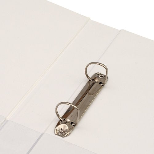5 Star 2D-Ring Presentation Ring Binder A4 Polypropylene 25mm White (Pack of 10) 933031