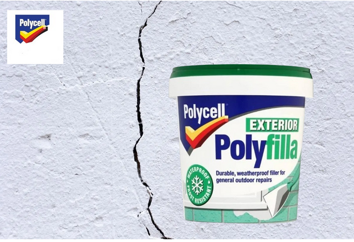 Polycell Multi Purpose Exterior Polyfilla - Ready Mixed 1Kg