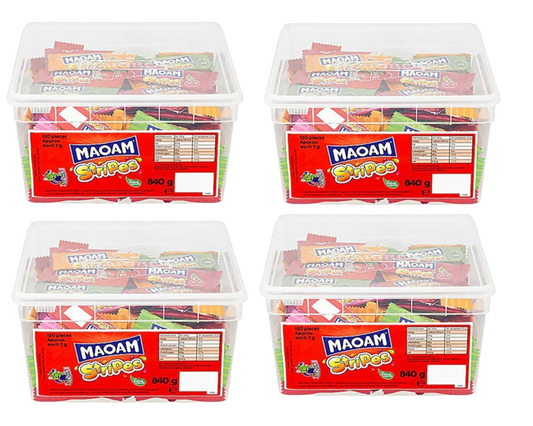 Haribo MAOAM Stripes Tub 120's