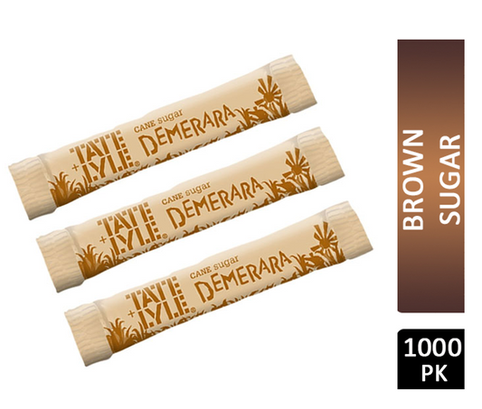 Tate & Lyle Demerara Sugar Sticks (Pack of 1000)