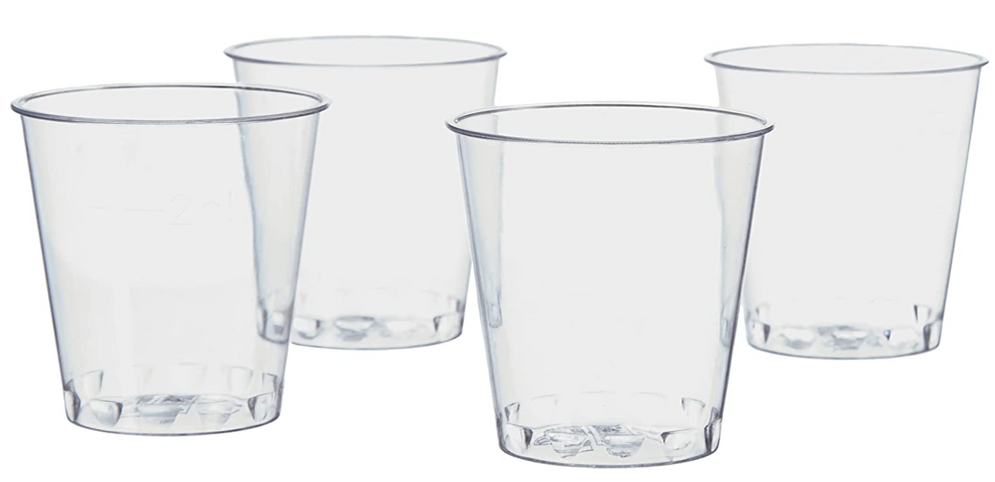 Belgravia 30ml/1oz Plastic Shot Glasses (Pack of 100)