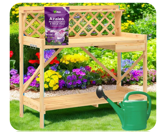 Vitax Azalea, Rhododendron & Shrub Fertilizer 900g Pouch.