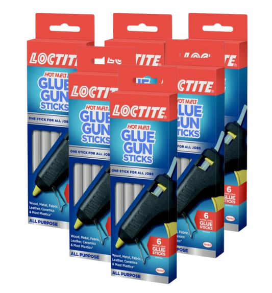 Loctite Hot Melt Glue Stick 200mm x 11mm (Pack of 6) 639713